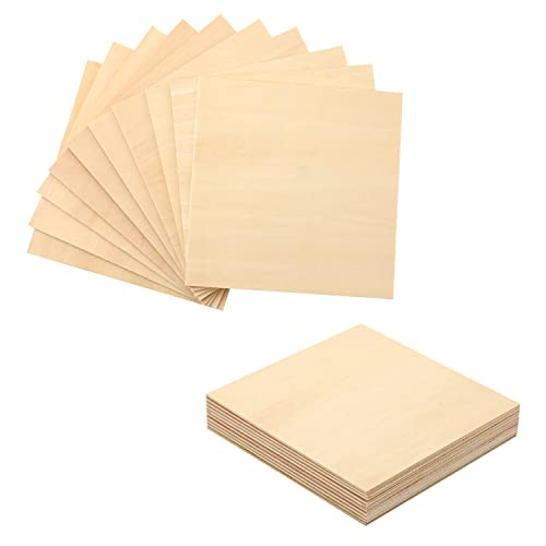 SAVITA 10 Stück Balsaholzplatten, 100x100mm Lindenholz Platten Dünne Sperrholzplatten für DIY-Bastelprojekte Miniaturmodelle SAVITA 10 Stück Balsaholzplatten, 100x100mm Lindenholz Platten Dünne Sperrholzplatten für DIY-Bastelprojekte Miniaturmodelle von SAVITA