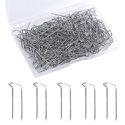SAVITA 150 Stück Stecknadeln, Doppelt Blockierende Patchwork Stecknadeln in U-Form für Stoff Gerade Gebogene Bastelnadeln zum Nähen von Stoffen Wohnkultur Schmuckherstellung (0,9 Zoll/ 2,3 cm lang) SAVITA 150 Stück Stecknadeln, Doppelt Blockierende Patchwork Stecknadeln in U-Form für Stoff Gerade Gebogene Bastelnadeln zum Nähen von Stoffen Wohnkultur Schmuckherstellung (0,9 Zoll/ 2,3 cm lang) von SAVITA