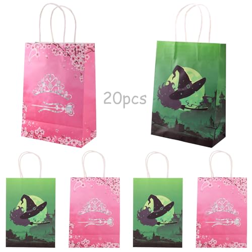 SAVITA 20 Stück Hexen-Geburtstags-Party-Geschenktüten, 21 x 15 cm Geschenktüten mit Cartoon-Motiven Party-Goodie-Verpackungsmaterial für die Geburtstagsparty von Jungen und Mädchen SAVITA 20 Stück Hexen-Geburtstags-Party-Geschenktüten, 21 x 15 cm Geschenktüten mit Cartoon-Motiven Party-Goodie-Verpackungsmaterial für die Geburtstagsparty von Jungen und Mädchen von SAVITA