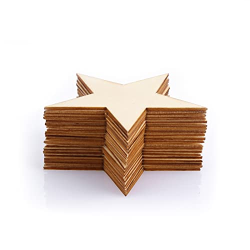 SAVITA 20 Stück Holzstern zum Basteln, Unfertige Holzsterne Ornamente Holzsterne zum Schreiben Und Malen für Festivaldekoration SAVITA 20 Stück Holzstern zum Basteln, Unfertige Holzsterne Ornamente Holzsterne zum Schreiben Und Malen für Festivaldekoration von SAVITA