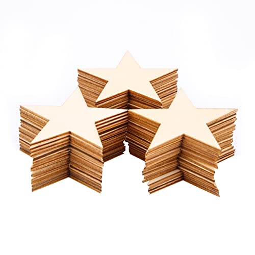 SAVITA 50 Stück 5cm Holzsterne, Unfertige Holzsterne zum Basteln Holzsterne Deko Holz Holzsterne Weihnachten für Anhänger DIY Handwerk Hochzeit Weihnachten Party Dekoration SAVITA 50 Stück 5cm Holzsterne, Unfertige Holzsterne zum Basteln Holzsterne Deko Holz Holzsterne Weihnachten für Anhänger DIY Handwerk Hochzeit Weihnachten Party Dekoration von SAVITA