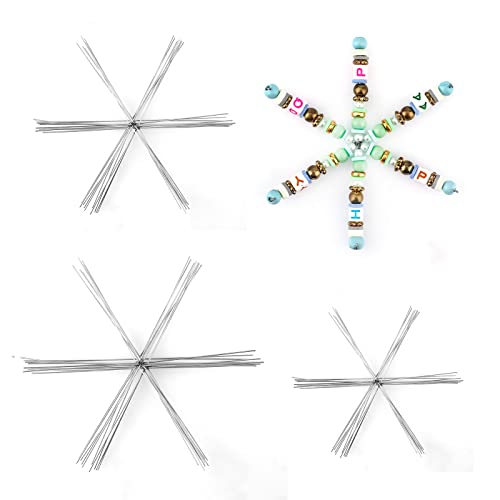 SAVITA D27025 Schneeflocken-Metalldraht, 30 Stück, 9,4 cm, 11,4 cm, 15,2 cm, Weihnachtsbäume, Schneeflocken-Perlen, Ornamente für Winterhandwerk, DIY, Perlen, Weihnachten, Party, Urlaub, Dekorationen, SAVITA D27025 Schneeflocken-Metalldraht, 30 Stück, 9,4 cm, 11,4 cm, 15,2 cm, Weihnachtsbäume, Schneeflocken-Perlen, Ornamente für Winterhandwerk, DIY, Perlen, Weihnachten, Party, Urlaub, Dekorationen, von SAVITA
