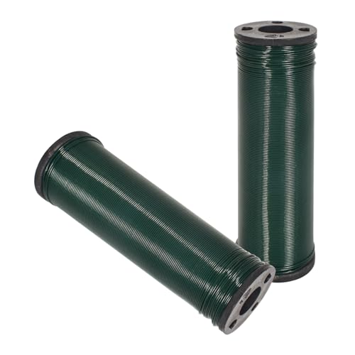 2 Rollen Blumendraht Grün, Basteldraht 0,7 mm, Wickeldraht Dünn, 100 M pro Rolle Draht zum Basteln, Draht zum Kränze Binden DIY, Pflanzenbinder Draht, Blumenstrauß Binden Zubehör 2 Rollen Blumendraht Grün, Basteldraht 0,7 mm, Wickeldraht Dünn, 100 M pro Rolle Draht zum Basteln, Draht zum Kränze Binden DIY, Pflanzenbinder Draht, Blumenstrauß Binden Zubehör von SAVOSWEET