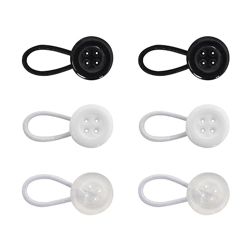 6 Stück Kragen Extenders in Gemischten Farben, Verstellbare Kragenverlängerungen, Elastisch Button Extender für Hosen zum Verlängern, Knopf Extender Set für Erweiterung von Kragen, Hals, Hose (12 mm) 6 Stück Kragen Extenders in Gemischten Farben, Verstellbare Kragenverlängerungen, Elastisch Button Extender für Hosen zum Verlängern, Knopf Extender Set für Erweiterung von Kragen, Hals, Hose (12 mm) von SAVOSWEET