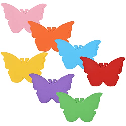 Papier Schmetterlinge Deko, Papierausschnitte für Klassenzimmer Kinderzimmer Party, Bunte Schmetterlinge Ausschnitte, Dekoration für Pinnwand Ostern Frühling Sommer Party von SAVOSWEET