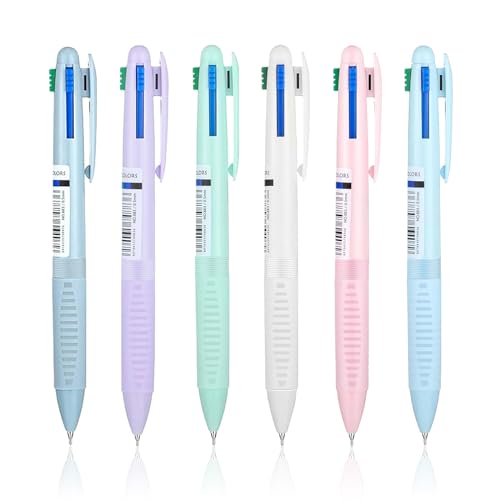 SAVOSWEET Mehrfarbiger Kugelschreiber, 4-in-1,0,5-mm-Versenkbare Kugelschreiber für Büro, Schulbedarf, Studenten, Kinder, Geschenk SAVOSWEET Mehrfarbiger Kugelschreiber, 4-in-1,0,5-mm-Versenkbare Kugelschreiber für Büro, Schulbedarf, Studenten, Kinder, Geschenk von SAVOSWEET