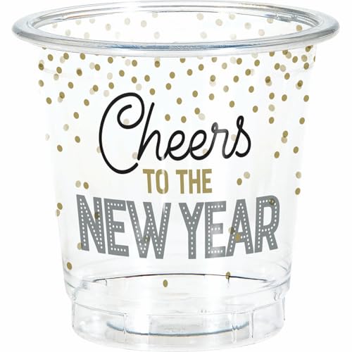 Cheers to the New Year Schnapsgläser aus Kunststoff, 8 Stück Cheers to the New Year Schnapsgläser aus Kunststoff, 8 Stück von SAY HOORAY!