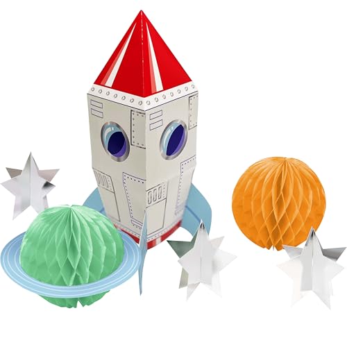 Space Adventures 3D-Mittelstück, 1 Stück von SAY HOORAY!