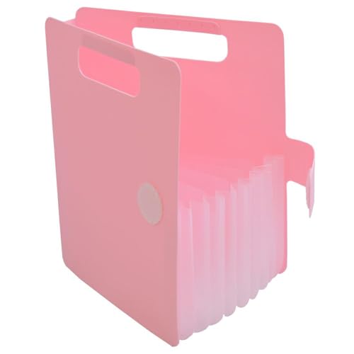 Sakura Komagoma Aktenordner, Fächermappe, tragbar, für Dokumente, Papier, Rechnungen, Quittungen, Zuhause, Uni, Schule, Büro, Briefgröße, Rosa Sakura Komagoma Aktenordner, Fächermappe, tragbar, für Dokumente, Papier, Rechnungen, Quittungen, Zuhause, Uni, Schule, Büro, Briefgröße, Rosa von SAZANKA