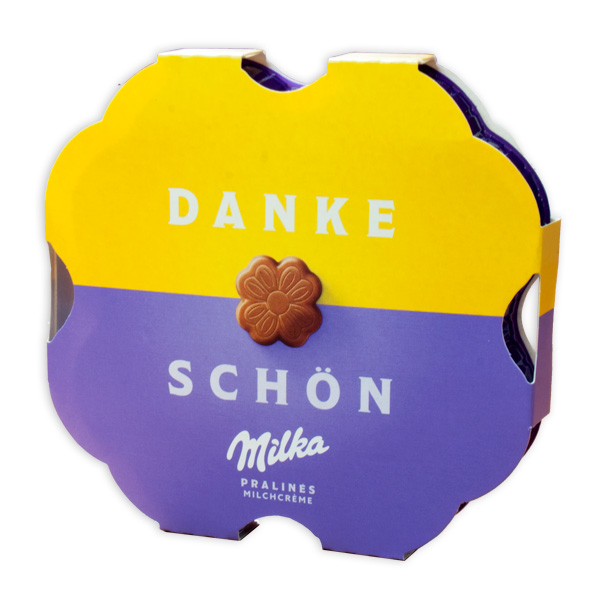 Milka Pralinen "Danke schön" mit Milchcreme, 8 Stück, 44g von SB Union