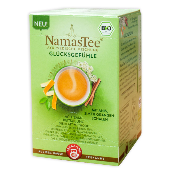 Namastee, Ayurvedische Bio-Tee-Mischung "Glücksgefühle", 15 Beutel von SB Union