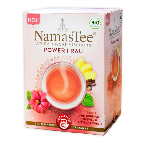 Namastee, Ayurvedische Bio-Tee-Mischung "Power Frau", 15 Beutel Namastee, Ayurvedische Bio-Tee-Mischung "Power Frau", 15 Beutel von SB Union