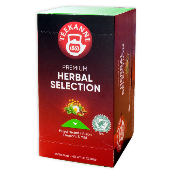 Premium Kräutertee-Mischung "Herbal Selection" 8 Kräuter, 20 Beutel von SB Union