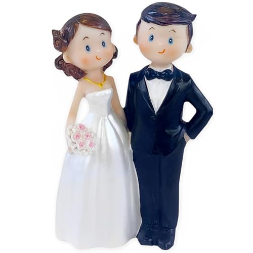 1Paires Hochzeitspaar Cake Topper,Braut Bräutigam Figuren Kuchen Dekorationen,Romantisch Liebeskuchen Mit Brautstrauß Für Geburtstag Hochzeit Valentinstag Autodekoration 1Paires Hochzeitspaar Cake Topper,Braut Bräutigam Figuren Kuchen Dekorationen,Romantisch Liebeskuchen Mit Brautstrauß Für Geburtstag Hochzeit Valentinstag Autodekoration von SBJJGQIS