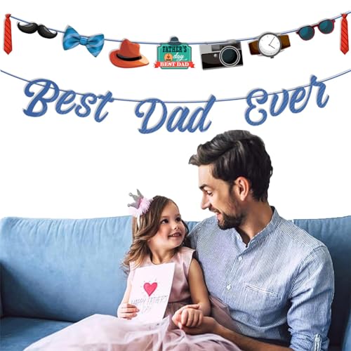 SBJJGQIS 2 Stücke Vatertag Dekor Festival-Banner Fahne zum Ziehen von Buchstaben Banner zum Vatertag Papa Tag Dekorationen Banner Vatertagsgeschenk Party Sachen Dekoration für Vatertag SBJJGQIS 2 Stücke Vatertag Dekor Festival-Banner Fahne zum Ziehen von Buchstaben Banner zum Vatertag Papa Tag Dekorationen Banner Vatertagsgeschenk Party Sachen Dekoration für Vatertag von SBJJGQIS