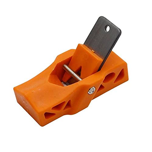 Handhobel， Mini-Holzbearbeitungs-Flachhobel, Kantenhobel, Holzhandhobel, Tischler, Holzhandwerk, Heimwerkerwerkzeug, rot(Orange) von SBJKLYRN