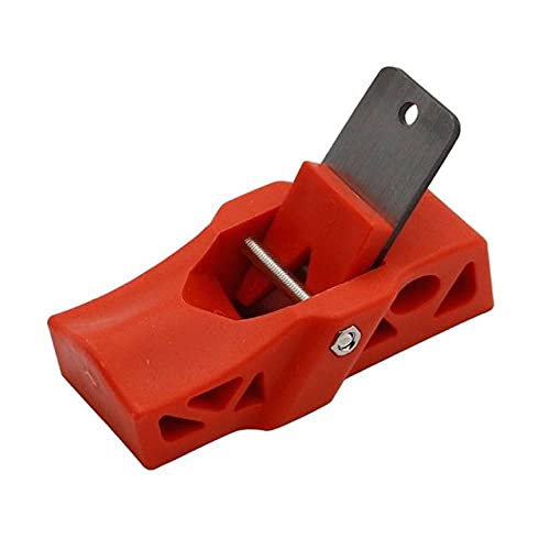 Handhobel， Mini-Holzbearbeitungs-Flachhobel, Kantenhobel, Holzhandhobel, Tischler, Holzhandwerk, Heimwerkerwerkzeug, rot(Red) von SBJKLYRN