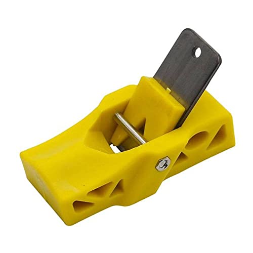 Handhobel， Mini-Holzbearbeitungs-Flachhobel, Kantenhobel, Holzhandhobel, Tischler, Holzhandwerk, Heimwerkerwerkzeug, rot(Yellow) von SBJKLYRN