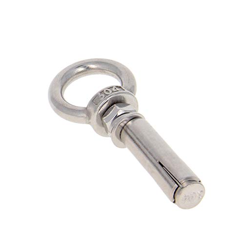 SBJKLYRN, 5-teiliges M8 x 60 mm Ringschrauben-Set aus Edelstahl – Hochleistungs-Expansionsringschraube mit Ring zur sicheren Verankerung ，Router-Bits von SBJKLYRN