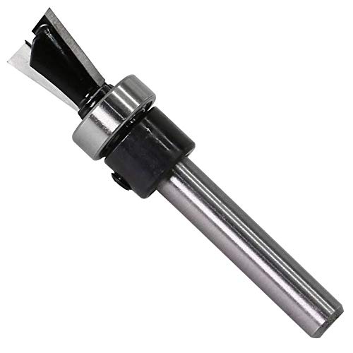 SBJKLYRN, Premium-Fräser-Set aus Wolframkarbid – Fasenkantenformung, Schwalbenschwanzverbindung und Fräser for die Holzbearbeitung – 1/4-Zoll-Schaft, kompatibel mit Schwalbenschwanzlehren ，Router-Bits von SBJKLYRN