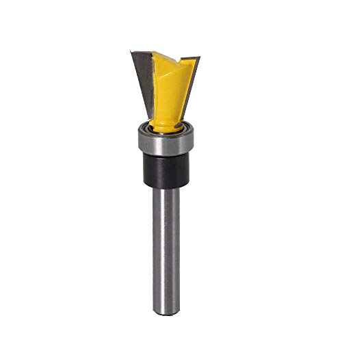 SBJKLYRN, Premium-Fräser-Set aus Wolframkarbid – Fasenkantenformung, Schwalbenschwanzverbindung und Fräser for die Holzbearbeitung – 1/4-Zoll-Schaft, kompatibel mit Schwalbenschwanzlehren ，Router-Bits von SBJKLYRN