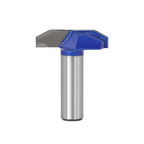 SBJKLYRN, Premium-Fräser-Set aus Wolframkarbid – Fasenkantenformung und Karniesnutfräser for Türschienen- und Pfostenschablonen – 1/2-Zoll-Schaft ，Router-Bits(NO:6) von SBJKLYRN