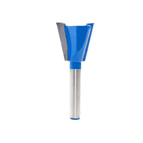 SBJKLYRN, Premium-Schwalbenschwanz-Fräser aus Wolframkarbid – 1/4-Zoll-Schaft-Fasenkantenfräser for die Holzbearbeitung, ideal for Schwalbenschwanzlehren und Verbindungsklemmen ，Router-Bits(1in) von SBJKLYRN