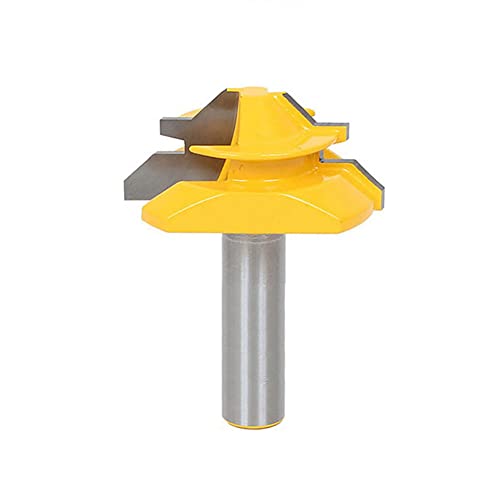 SBJKLYRN, Trend-Fräser – 45-Grad-Gehrungsfräser, Fasenkanten-Formfräser, Wolframkarbid-Holzbearbeitungswerkzeug, 1/2-Zoll-Schaft ，Router-Bits(3/4inch) von SBJKLYRN