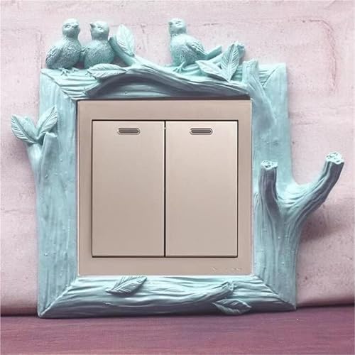 SBJKLYRN Steckdosenaufkleber, 1 Pcs Europäischen Schalter Schutzhülle Zimmer Decor 3D Harz Auf-Off Schalter Aufkleber Moderne Buchse Rahmen Haus SBJKLYRN Steckdosenaufkleber, 1 Pcs Europäischen Schalter Schutzhülle Zimmer Decor 3D Harz Auf-Off Schalter Aufkleber Moderne Buchse Rahmen Haus von SBJKLYRN
