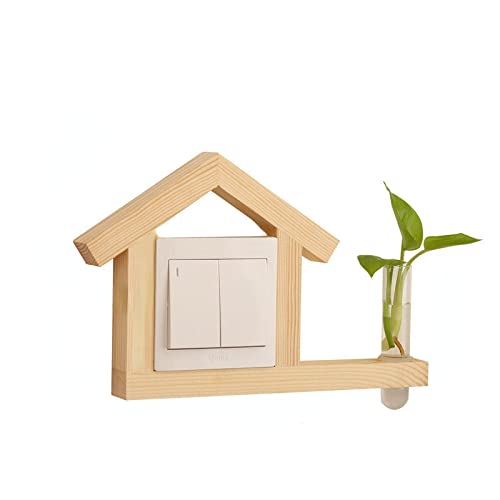 SBJKLYRN Steckdosenaufkleber, Massivholz Schalter Wand Stick Steckdose Panel Anti-Schock Schutzhülle Wohnzimmer Dekorative Rahmen SBJKLYRN Steckdosenaufkleber, Massivholz Schalter Wand Stick Steckdose Panel Anti-Schock Schutzhülle Wohnzimmer Dekorative Rahmen von SBJKLYRN
