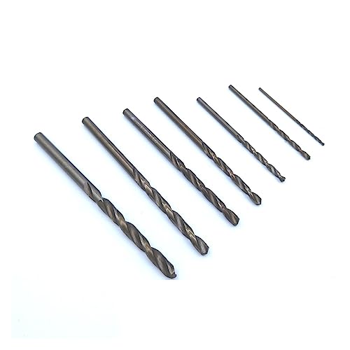 0,8 0,9 1 1,1 1,2 1,3 1,4 1,5 1,6 1,7 1,8 1,9 mm HSS-CO M35 Kobaltstahl Spiralbohrer mit geradem Schaft for Edelstahl (Size : 0.8mm) von SBTRKT