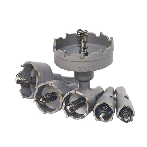 1 Pc Hartmetall Spitze TCT Bohrer Loch SAH 15-100mm Bohrer Set Loch SAH Cutter for Edelstahl Metall Legierung Bohren (Size : 80mm) von SBTRKT