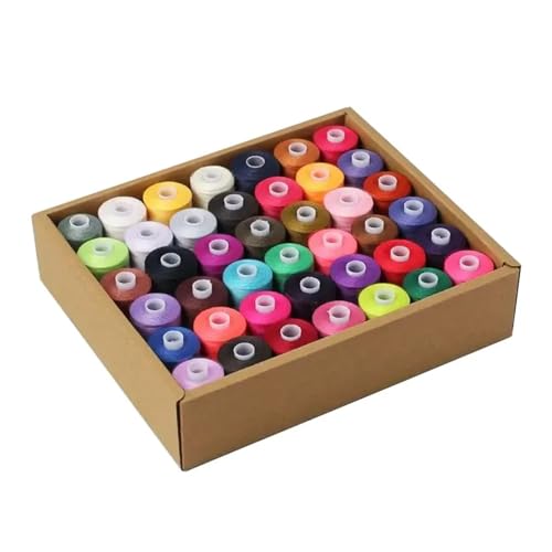 42 Spulen/Set mehrfarbige Polyester-Nähgarne for Nähen, 42 Farben, Polyester-Nähgarn DIY-Nähzubehör von SBTRKT