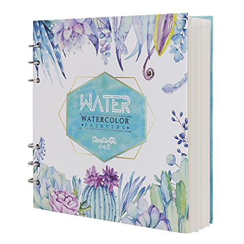 Leder-Notizbuch, Spiralförmiger Loseblattblock mit dickem, säurefreiem Papier, kaltgepresst, nachfüllbar, Kunst, Malerei, Zeichnen, Skizzieren, Block for Aquarell und gemischte Medien Leder-Notizbuch, Spiralförmiger Loseblattblock mit dickem, säurefreiem Papier, kaltgepresst, nachfüllbar, Kunst, Malerei, Zeichnen, Skizzieren, Block for Aquarell und gemischte Medien von SBZIOJHDR