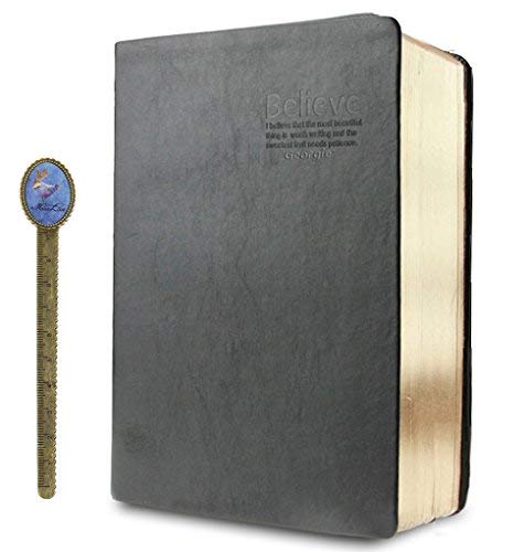 Leder-Notizbuch, Weiches Kunstleder, dick, 640 Seiten, blanko, A5, DaiBible, Studientagebücher, Zeichen-, Skizzenbuch, Sammelalbum, Lebensaufzeichnungen, am besten for zwei Jahre Schreiben(Gold Edge) Leder-Notizbuch, Weiches Kunstleder, dick, 640 Seiten, blanko, A5, DaiBible, Studientagebücher, Zeichen-, Skizzenbuch, Sammelalbum, Lebensaufzeichnungen, am besten for zwei Jahre Schreiben(Gold Edge) von SBZIOJHDR
