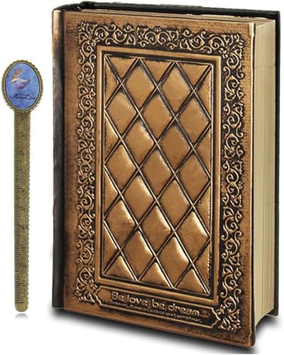 SBZIOJHDR Leder-Notizbuch, Leder-Vintage-Einband mit geprägtem Cover, Lebensgeschichtenbuch, blanko, Hardcover, Scrapbook, Reise-, ultradickes Schreibtagebuch, Arbeitstagebuch von SBZIOJHDR