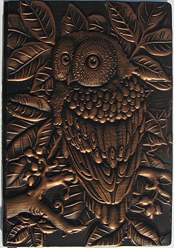 SBZIOJHDR Leder-Notizbuch, Love Tagebuch aus geprägtem Leder mit Eule in Bronze, persönliches Tagebuch, liniert, Reisetagebuch, A5 mit Buchlineal SBZIOJHDR Leder-Notizbuch, Love Tagebuch aus geprägtem Leder mit Eule in Bronze, persönliches Tagebuch, liniert, Reisetagebuch, A5 mit Buchlineal von SBZIOJHDR