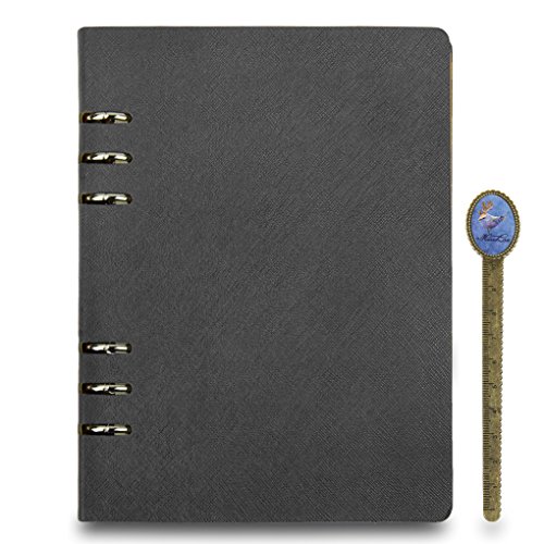 SBZIOJHDR Leder-Notizbuch, Nachfüllbares Leder-Tagebuch, A5, Hardcover, liniert, Reisetagebuch, Business Executive DaiPersonal Planner, Kartensteckplatz integriert, mit Buchlineal SBZIOJHDR Leder-Notizbuch, Nachfüllbares Leder-Tagebuch, A5, Hardcover, liniert, Reisetagebuch, Business Executive DaiPersonal Planner, Kartensteckplatz integriert, mit Buchlineal von SBZIOJHDR