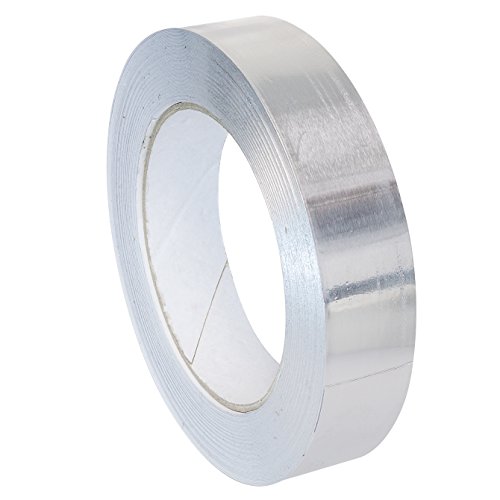 SCAPP Aluminium Klebeband 25, 33, 50, 100, 150, 200, 300 mm breit, 25 m Rolle, 0,1 mm dick – (Breite 25 mm) von SCAPP