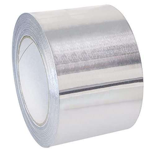 SCAPP Aluminium Klebeband 25, 33, 50, 100, 150, 200, 300 mm breit, 25 m Rolle, 0,1 mm dick – (Breite 50 mm) von SCAPP