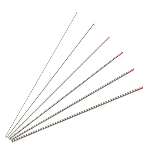 SCAPP Wolframelektroden, Farbe + Ø wählbar, gold, grau, grün, rot, blau, lila (2,4, ROT - WT 20) von SCAPP