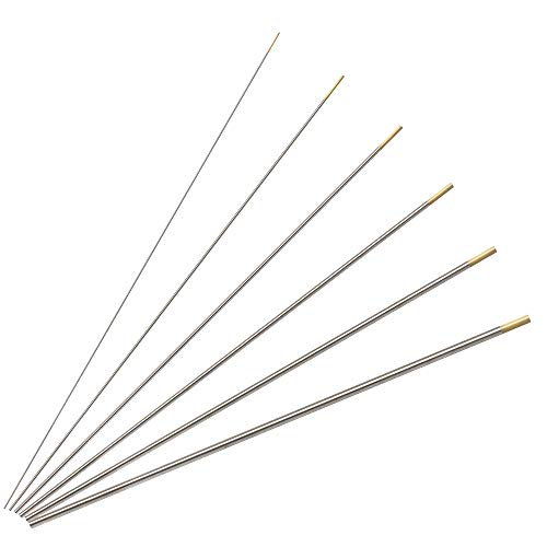 SCAPP Wolframelektroden, Farbe + Ø wählbar, gold, grau, grün, rot, blau, lila (4,0, GOLD - WL 15) von SCAPP