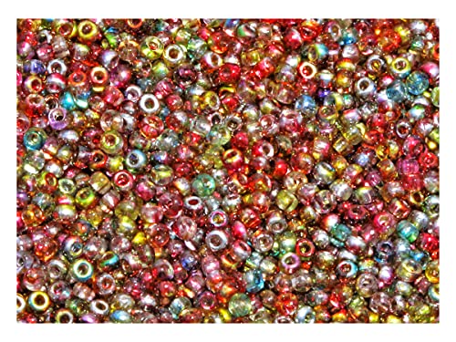 20 g Rocaiiles 11/0, Kristall Magische Wein, Tschechisches Glas (Rocailles Seed Beads) von SCARA BEADS GET INSPIRED