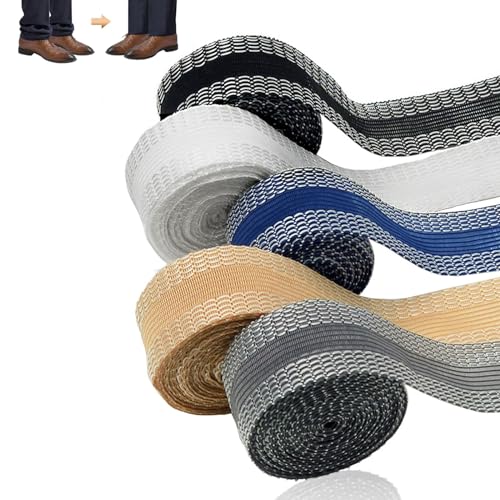 5 Stück Saumband zum Aufbügeln für Hosen, 5 M x 2.5 CM Bügelband Waschfest Hosenband Hosen Stoffband Kein Nähen Erforderlich Bügelsaumband für Säume Röcke Jeans 5 Stück Saumband zum Aufbügeln für Hosen, 5 M x 2.5 CM Bügelband Waschfest Hosenband Hosen Stoffband Kein Nähen Erforderlich Bügelsaumband für Säume Röcke Jeans von SCDZY