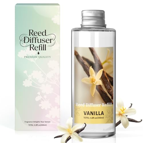 SCENTORINI Raumduft Nachfüller 200ml, Vanille, Duftöl Nachfüllflasche für Diffuser – Langanhaltender Aroma Refill für Wohnzimmer, Schlafzimmer, Badezimmer SCENTORINI Raumduft Nachfüller 200ml, Vanille, Duftöl Nachfüllflasche für Diffuser – Langanhaltender Aroma Refill für Wohnzimmer, Schlafzimmer, Badezimmer von SCENTORINI