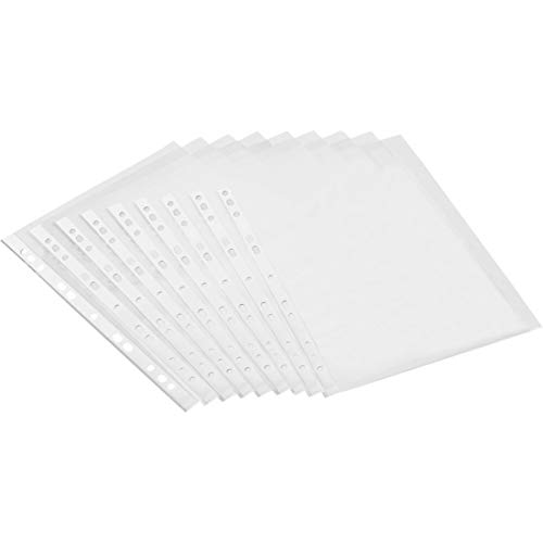 Schäfer Shop Select Prospekthülle Premium,DIN A4, oben offen, 0,12 mm, 50 Stück, klar, glatt/klar von SCHÄFER SHOP