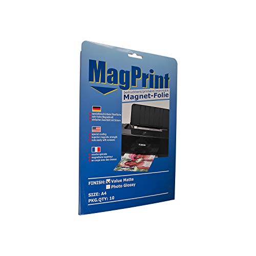 SCHÄFER SHOP Magnetfolie weiß A4 – Magnet Papier Platte magnetic sheet aus Vinyl, bedruckbar, hohe Magnetkraft - 10 Folien - matt SCHÄFER SHOP Magnetfolie weiß A4 – Magnet Papier Platte magnetic sheet aus Vinyl, bedruckbar, hohe Magnetkraft - 10 Folien - matt von SCHÄFER SHOP