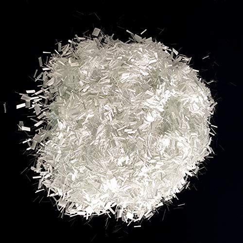 1kg Textilglas geschnitten 6mm Glasfaserschnitzel zur Herstellung von faserverstärkten Spachtelmassen und Klebemassen Formenbau von SCHILLER