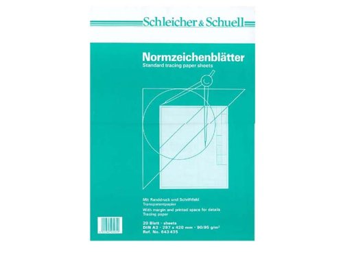 Schleicher & Schuell 643435 - Transparentpapier A3 20 Blatt Rahmen quer Schleicher & Schuell 643435 - Transparentpapier A3 20 Blatt Rahmen quer von SCHLEICH