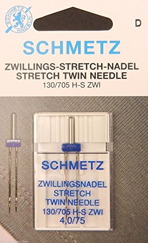1 Stretch Zwillings Nadel 130/705 Schmetz Flachkolben Nähmaschine 4,0/75 1 Stretch Zwillings Nadel 130/705 Schmetz Flachkolben Nähmaschine 4,0/75 von SCHMETZ